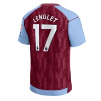 Camiseta Aston Villa Clement Lenglet #17 Primera Equipación Replica 2023-24 mangas cortas